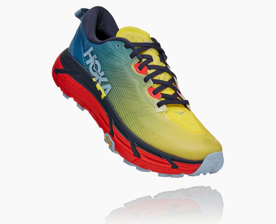 Hoka One One Trailove Tenisky Panske Modre - Mafate Speed 3 - 47380-YIEZ